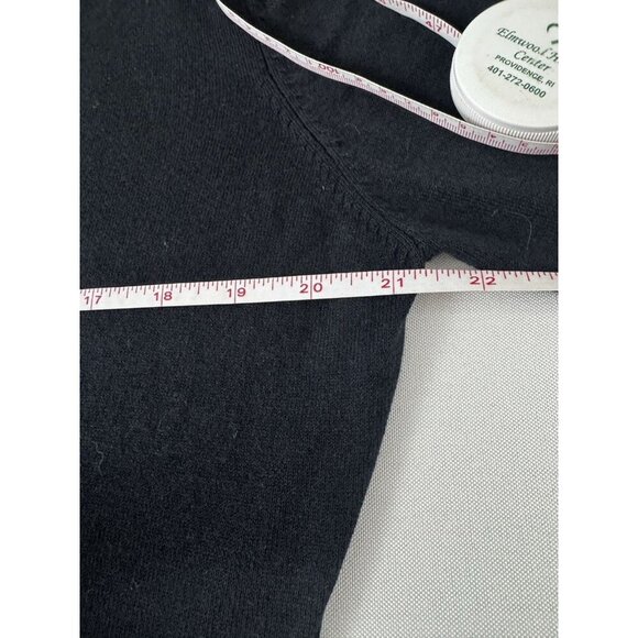 Studio M Black Lightweight Open Front Cardigan XL NWT Minimalist Layering - Picture 6 of 7